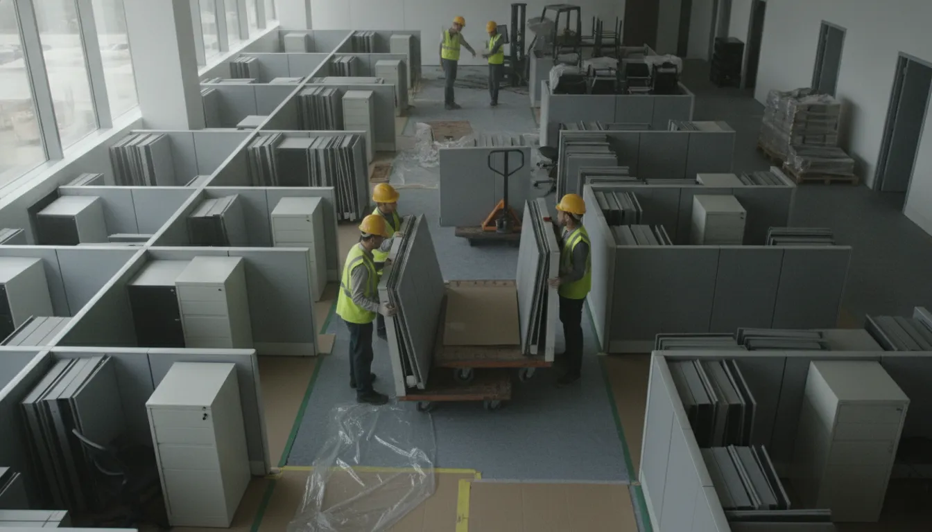 Cubicle Removal Checklist for Office Projects